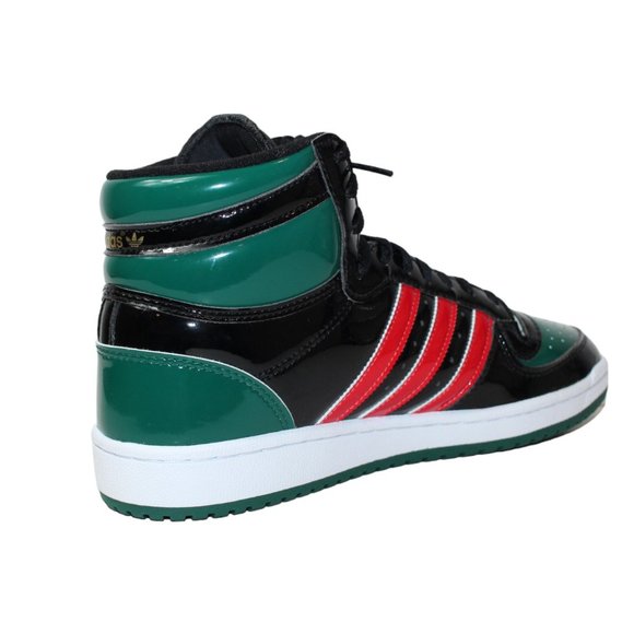 Adidas Basketball Shoe Top Ten RB Black/Red/Green Men's 10 NEW! - Picture 6 of 12